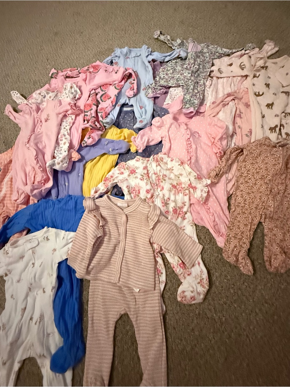 Baby girl onesie bundle